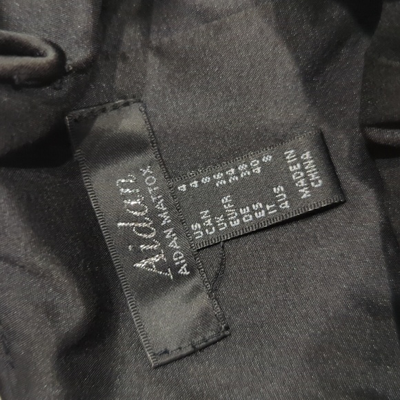 Aidan By Aidan Mattox elegant Pearl trim Satin Dress​​​ 4 Homecoming NWT - Picture 15 of 15